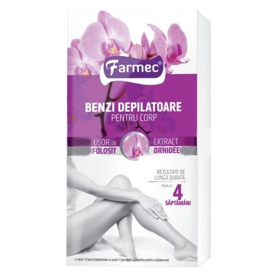 Farmec Benzi Depilatoare Corp 14 buc, 2SERV Orhidee 8260 1