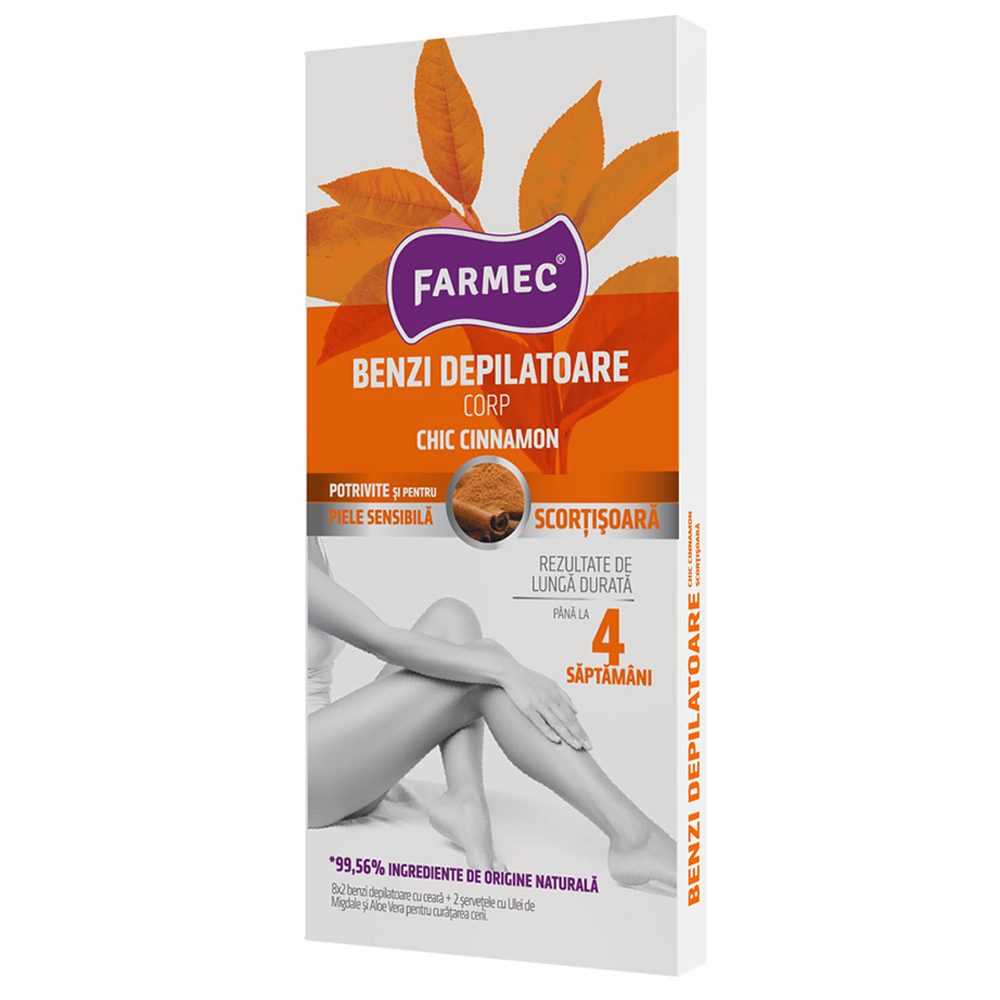 Farmec Benzi Depilatoare Corp 16 buc, 2SERV Scortisoara 8410 1