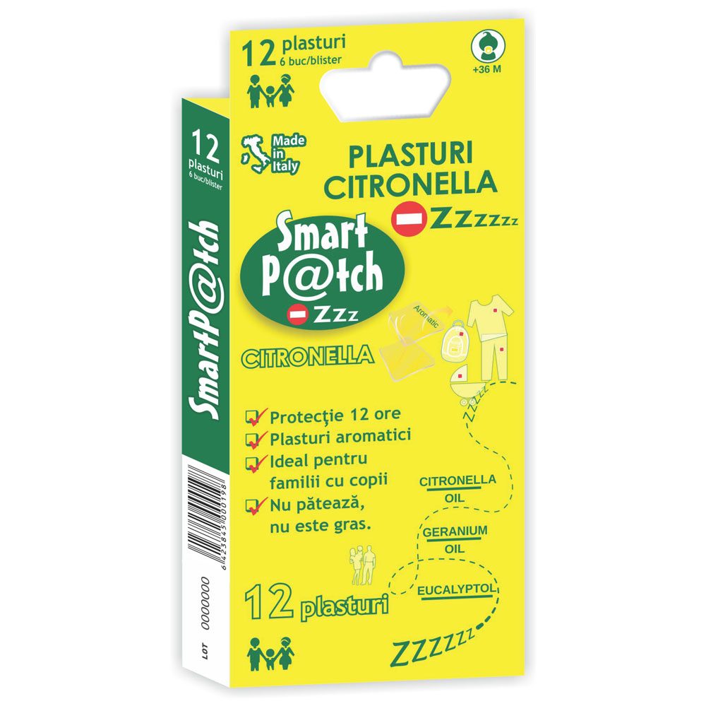 Smartpatch Plasturi Citronella 12 buc 1