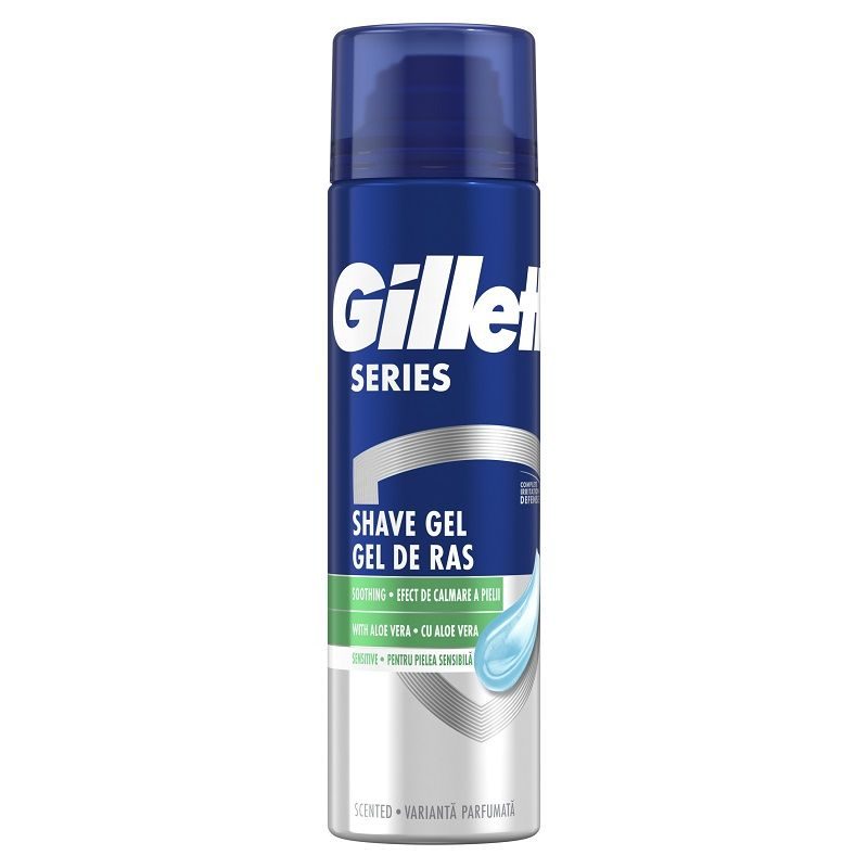 Gel, Gillette, Ras 200 ml Series Soothing Aloe Vera 1