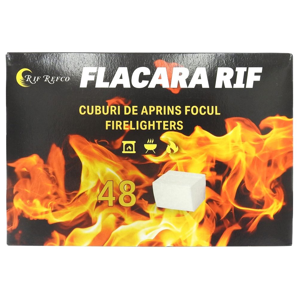 Flacara Rif Pastile de Aprins Focul 48 buc 1