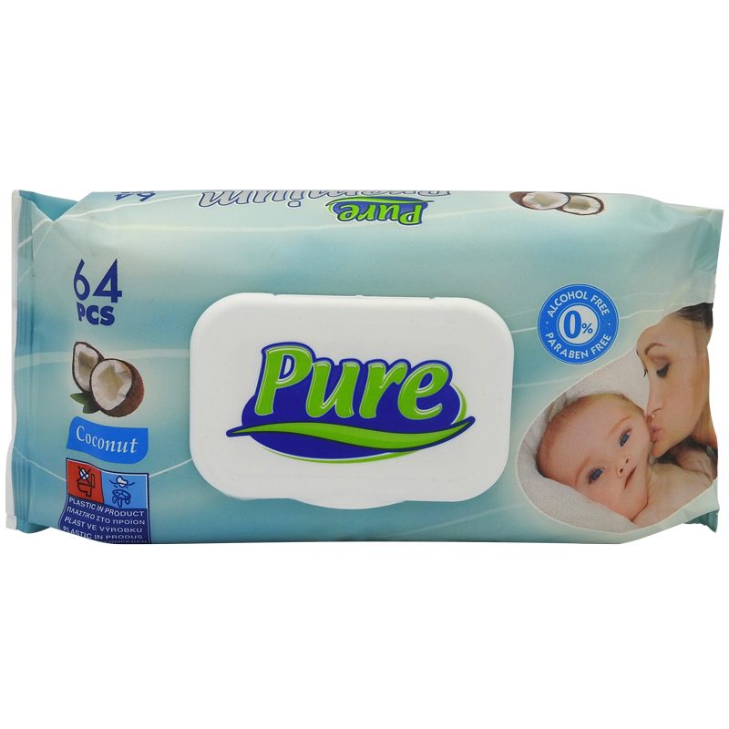 Servetele Umede, Pure, 64 buc Baby 1