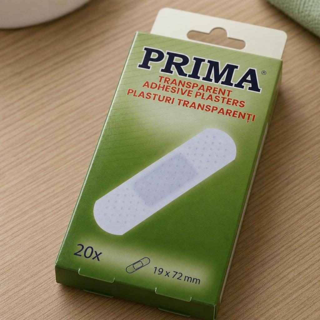 Prima Plasturi 20 buc Transparenti
