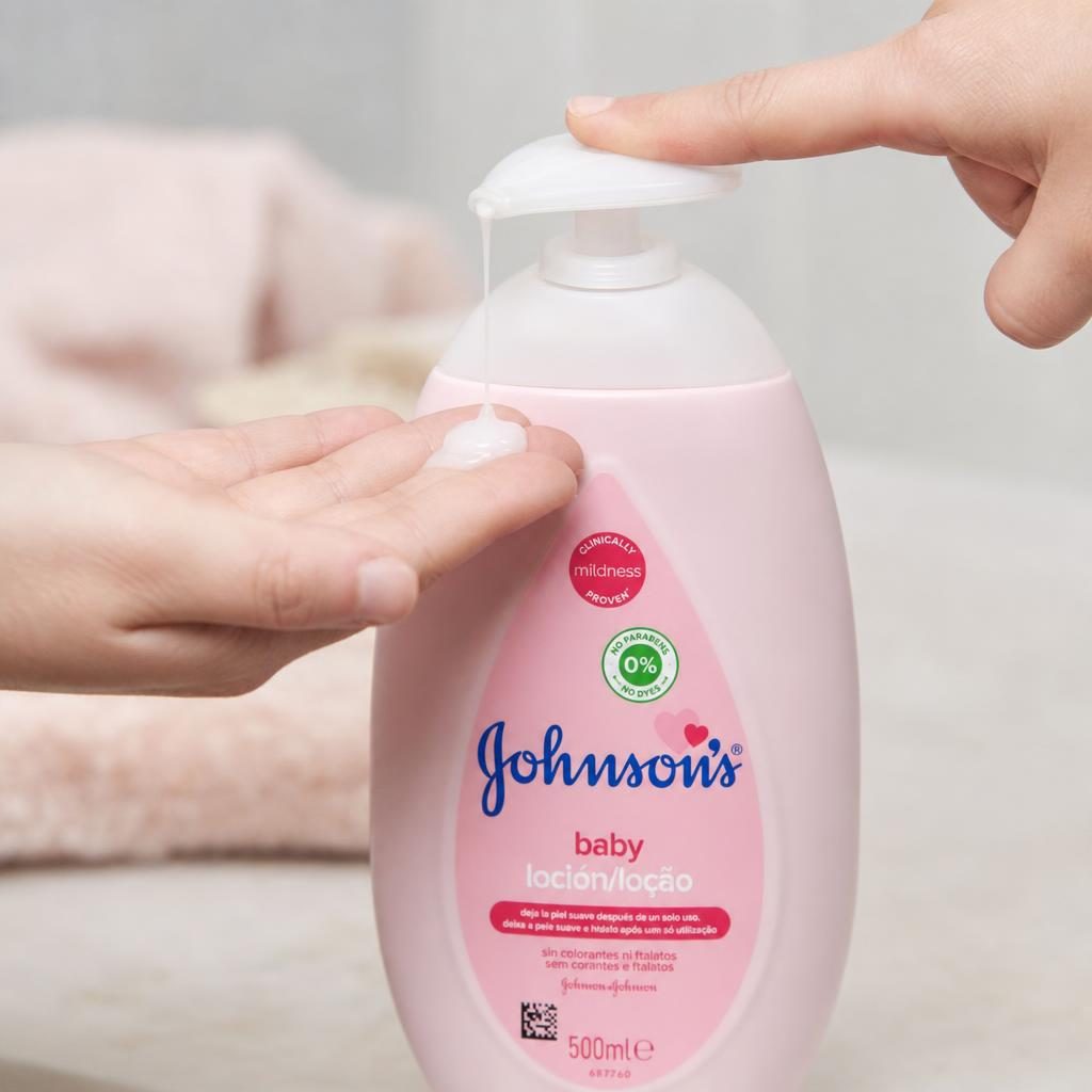 Lotiune de Corp, Johnsons Baby, 500 ml Piele Sensibila