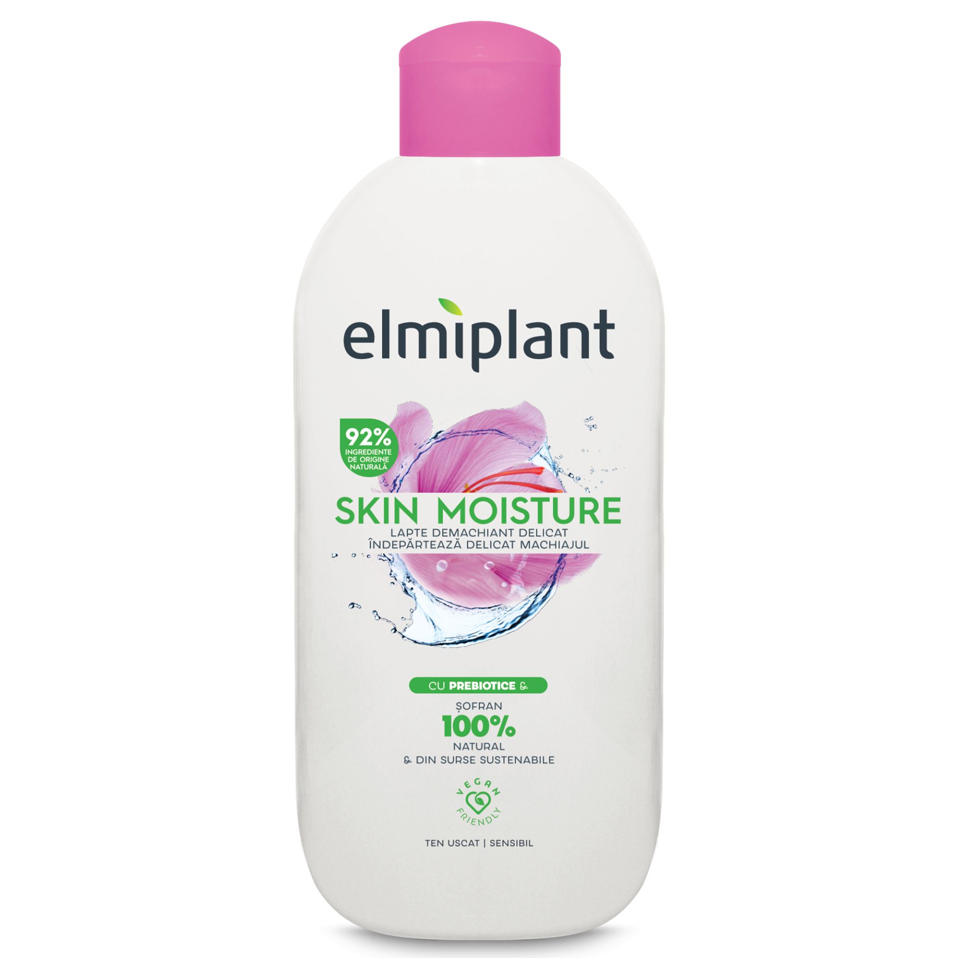 Lapte Demachiant, Elmiplant, Skin Moisture Pentru Ten Uscat si Sensibil, 200 ml 1