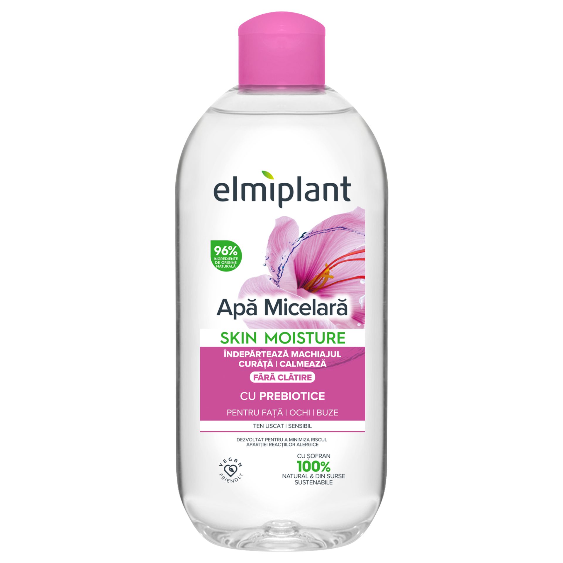 Mod de utilizare Apă Micelară Elmiplant