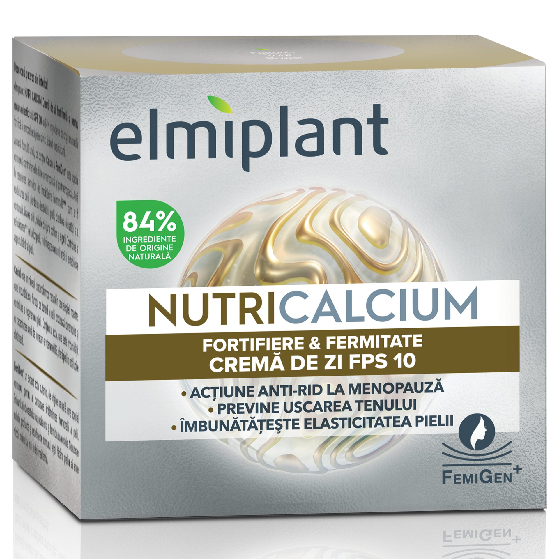 Crema de Zi Elmiplant NutriCalcium Fortifiere si Fermitate 50ml
