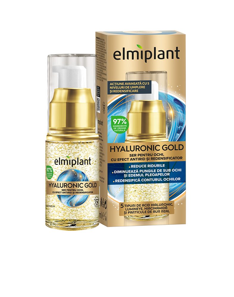 Ser Pentru Ochi Antirid Elmiplant Hyaluronic Gold