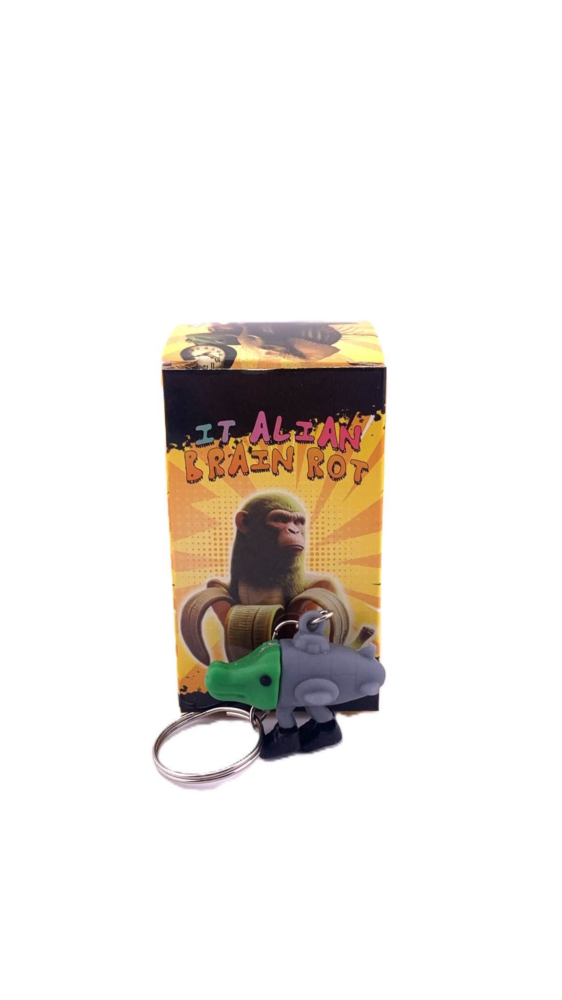 Detaliu Breloc Flippy Crocodilo Silicon