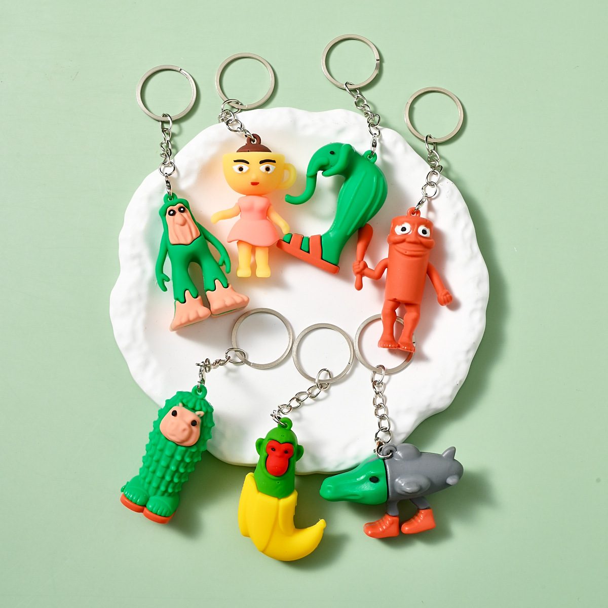 Figurina Brainrot Gingobali Flippy verde