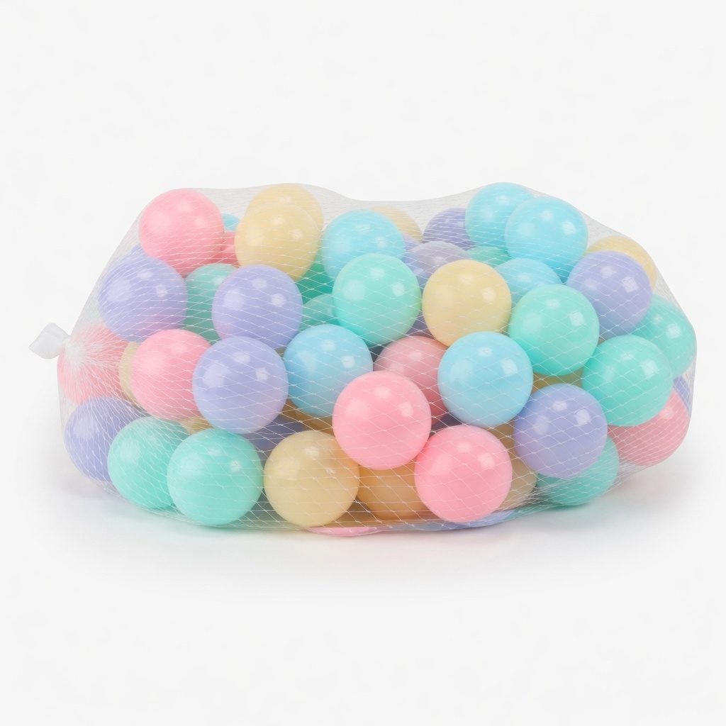 Set 100 Bile Colorate Pentru Copii 5.5 cm, Bile Plastic Pentru Piscina Cu Bile Si Loc De Joaca, Bile Multicolore Pentru Corturi Si Spatii De Joaca, Jucarie Distractiva Pentru Interior Exterior Copii 3+ Ani 5