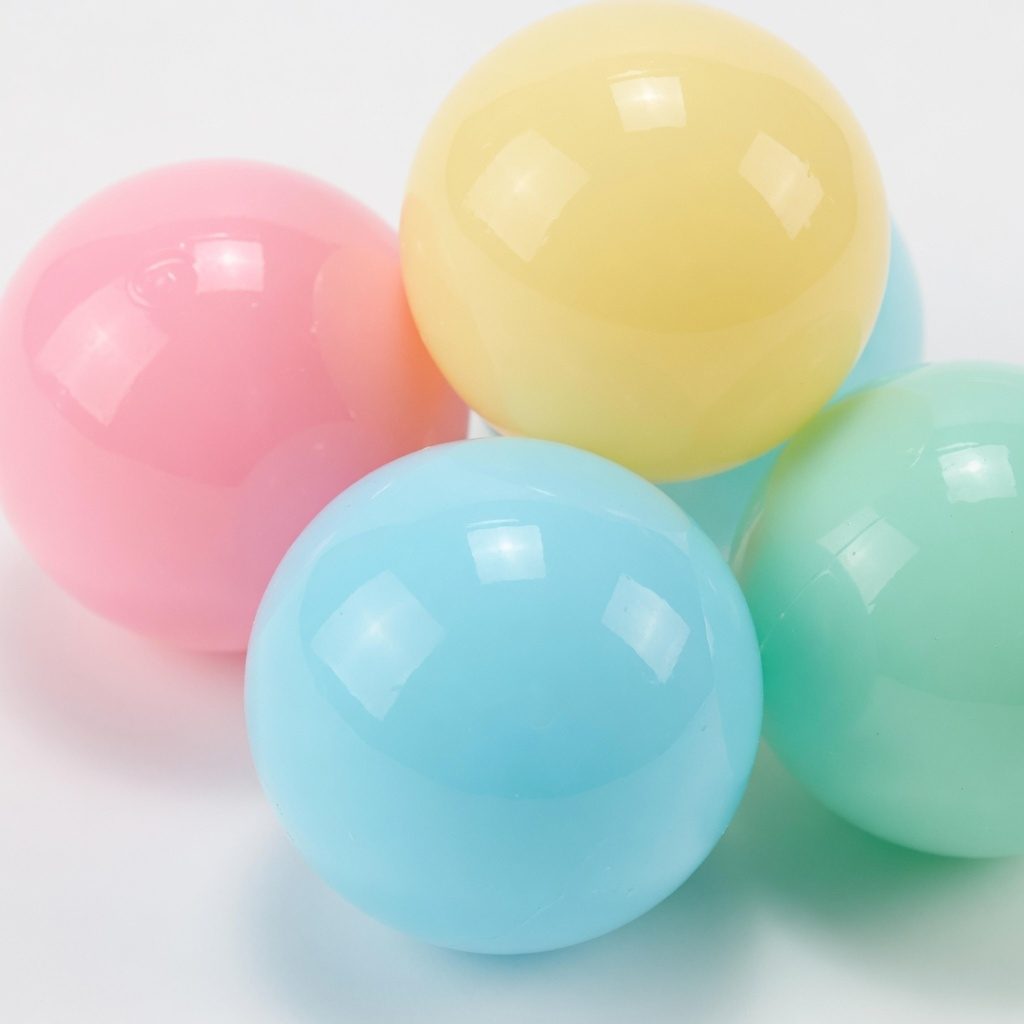 Set 100 Bile Colorate Pentru Copii 5.5 cm, Bile Plastic Pentru Piscina Cu Bile Si Loc De Joaca, Bile Multicolore Pentru Corturi Si Spatii De Joaca, Jucarie Distractiva Pentru Interior Exterior Copii 3+ Ani 4