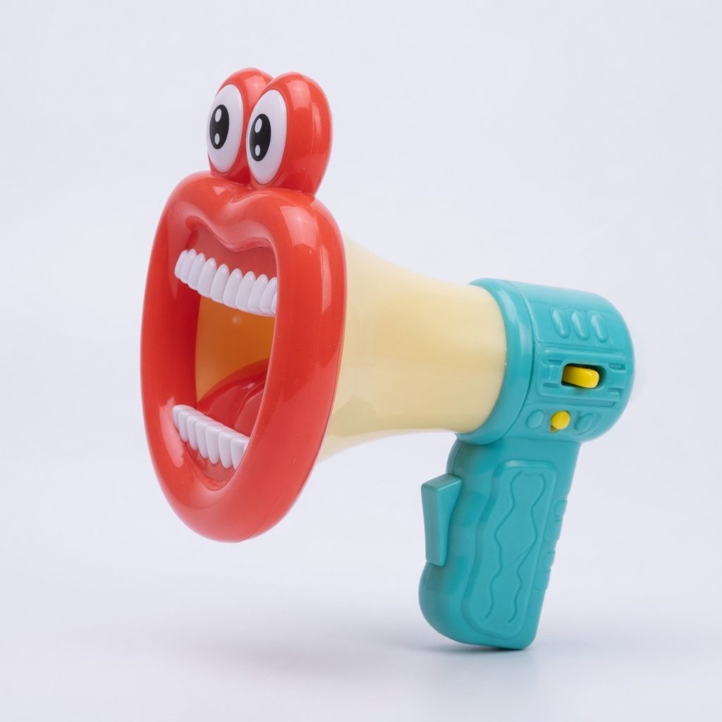 Portavoce Haioasa In Gura Mare Pentru Copii Cu Efecte Vocale Si Inregistrare, Megafoane Jucarie Cu Sunete Amuzante Si Modificare Voce, Jucarie Interactiva Cu Ras Si Functii Multiple Pentru Distractie Copii 3+ Ani, Multicolor 2