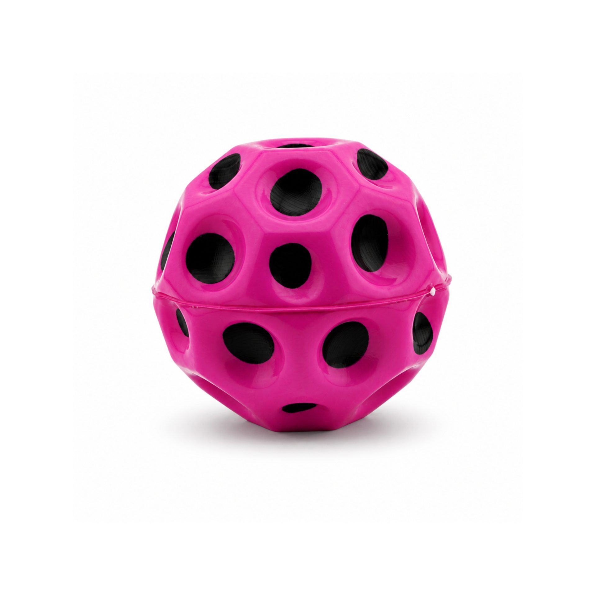Minge saltareata Flippy Space Moon Ball roz hiperelastica