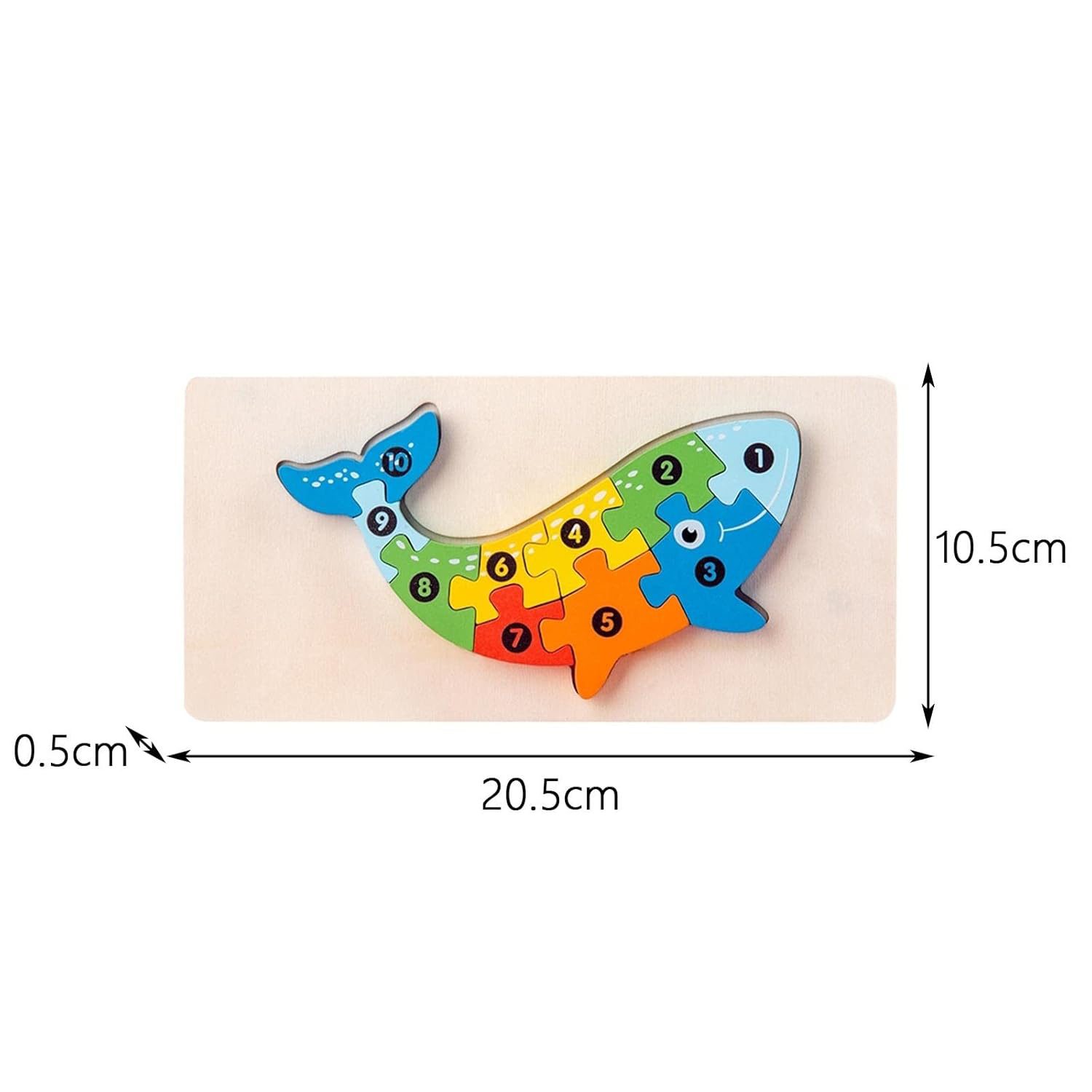 Puzzle 3D Flippy pentru copii 0-3 ani detaliu