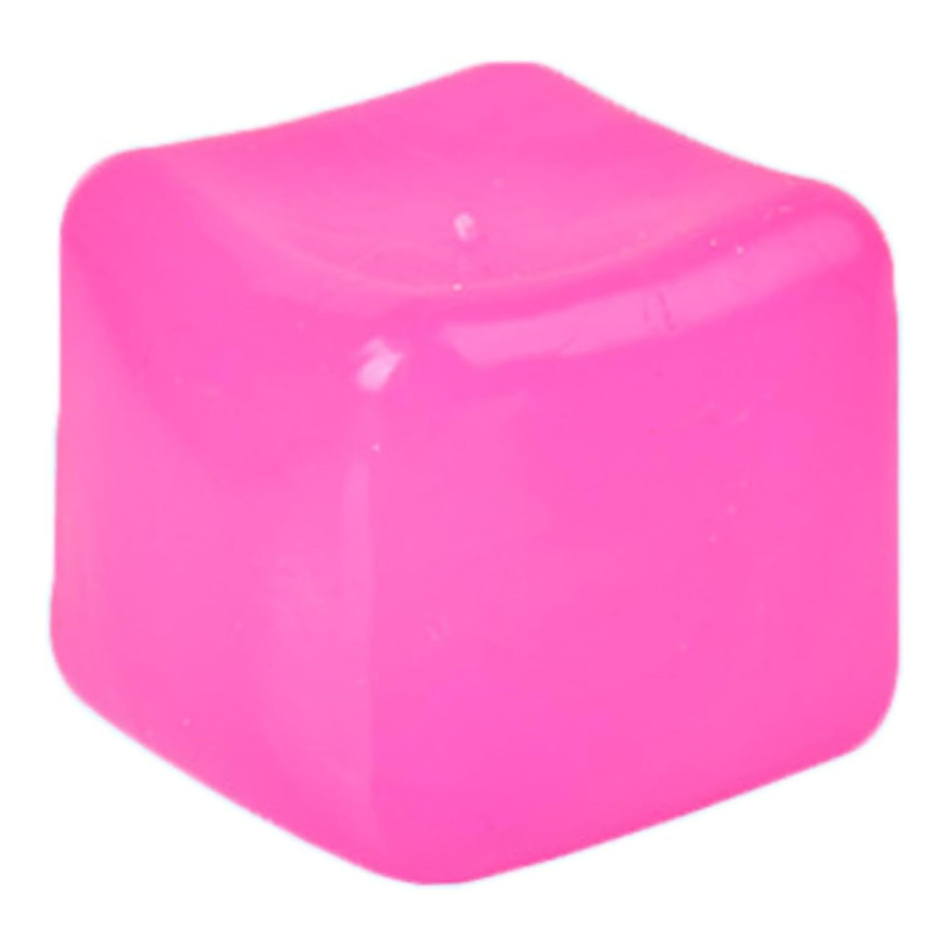 Jucarie Squishy tip Needoh in Forma de Cub de Gheata, , Model Simplu din Maltoza, Antistres Senzoriala Comprimabila cu Revenire Lenta, 3.5x3.5x3.5 cm, 50 g, Mov 2