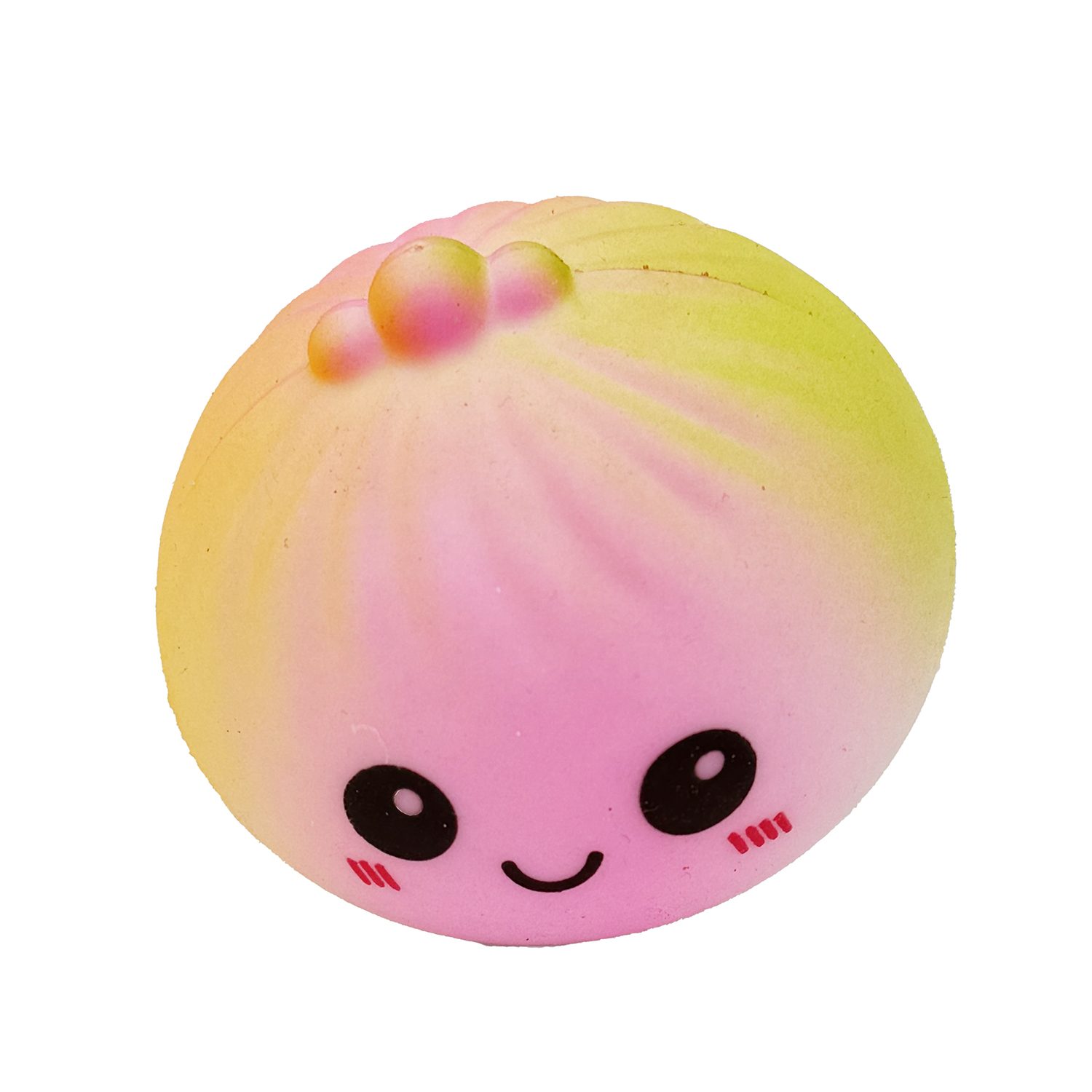 Jucarie Dumpling Squishy Antistres, , Model Fata Zambitoare Curcubeu, Squeezy Dumpling, 6.5x4.5 cm, Culoare Mix Surpriza 4