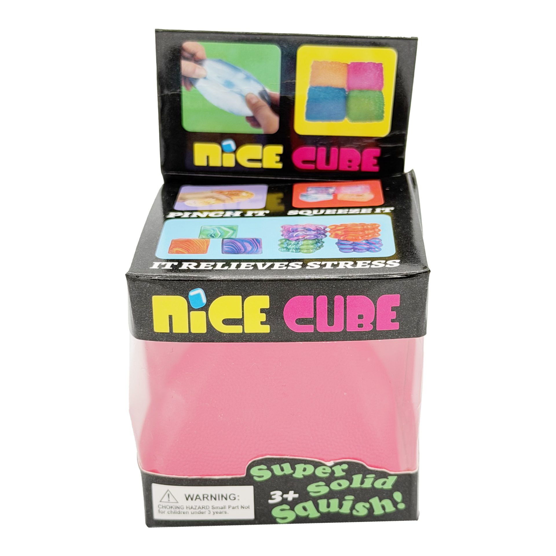 Piramida Fidget Squishy Antistres Flippy galben