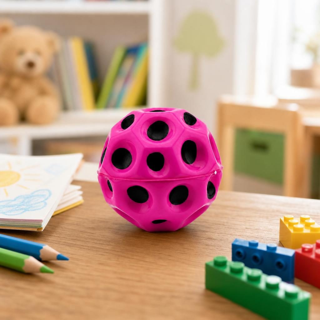 Minge Flippy Space Moon Ball - jucarie elastica pentru copii