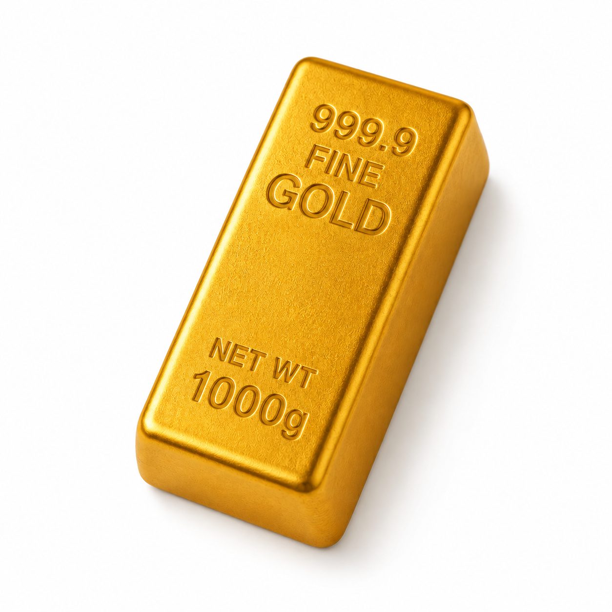 Jucarie Antistres Lingou de Aur, , Gold Brick Squishy, Revenire Lenta, 100 g, Auriu 2