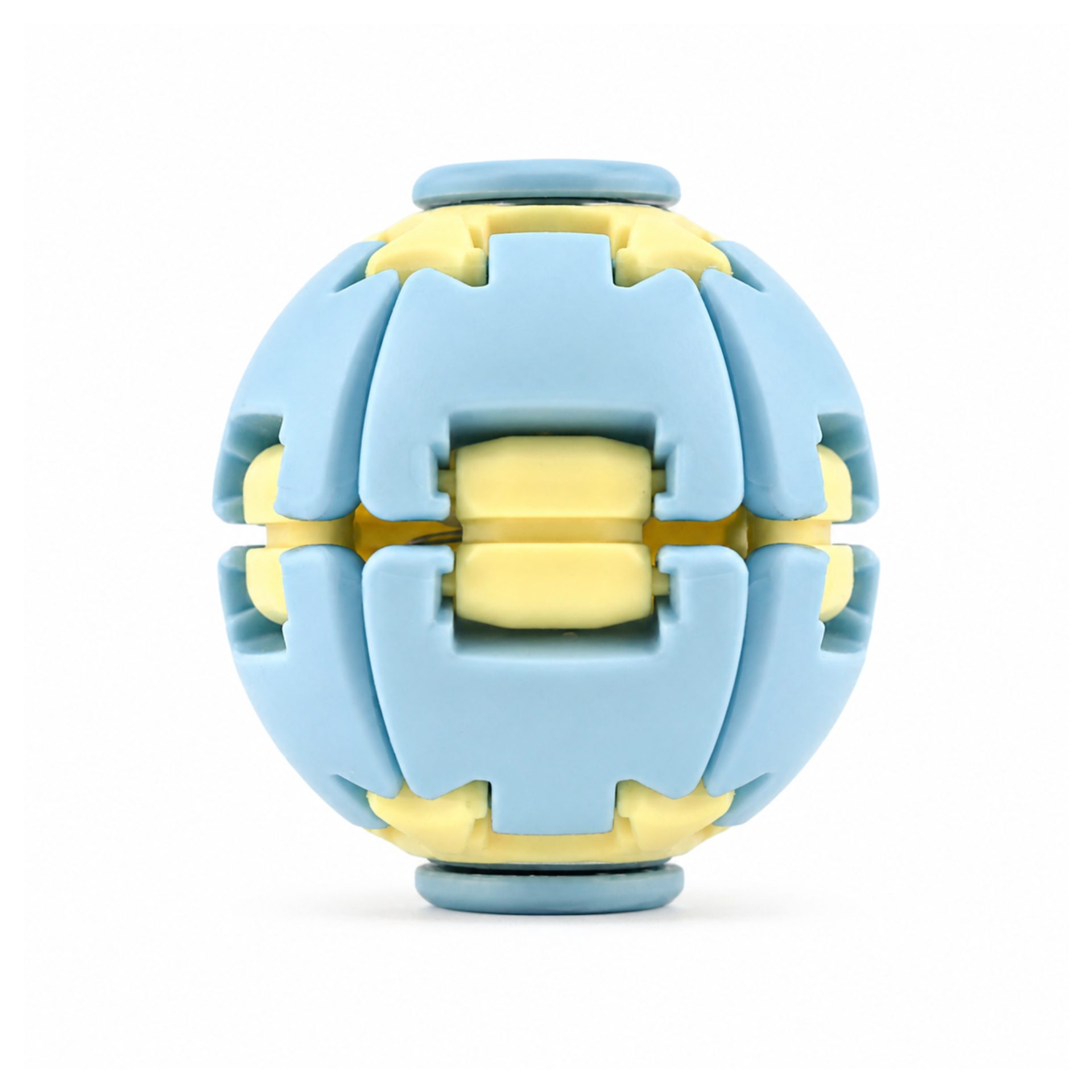 Minge puzzle sferică Flippy antistres albastru