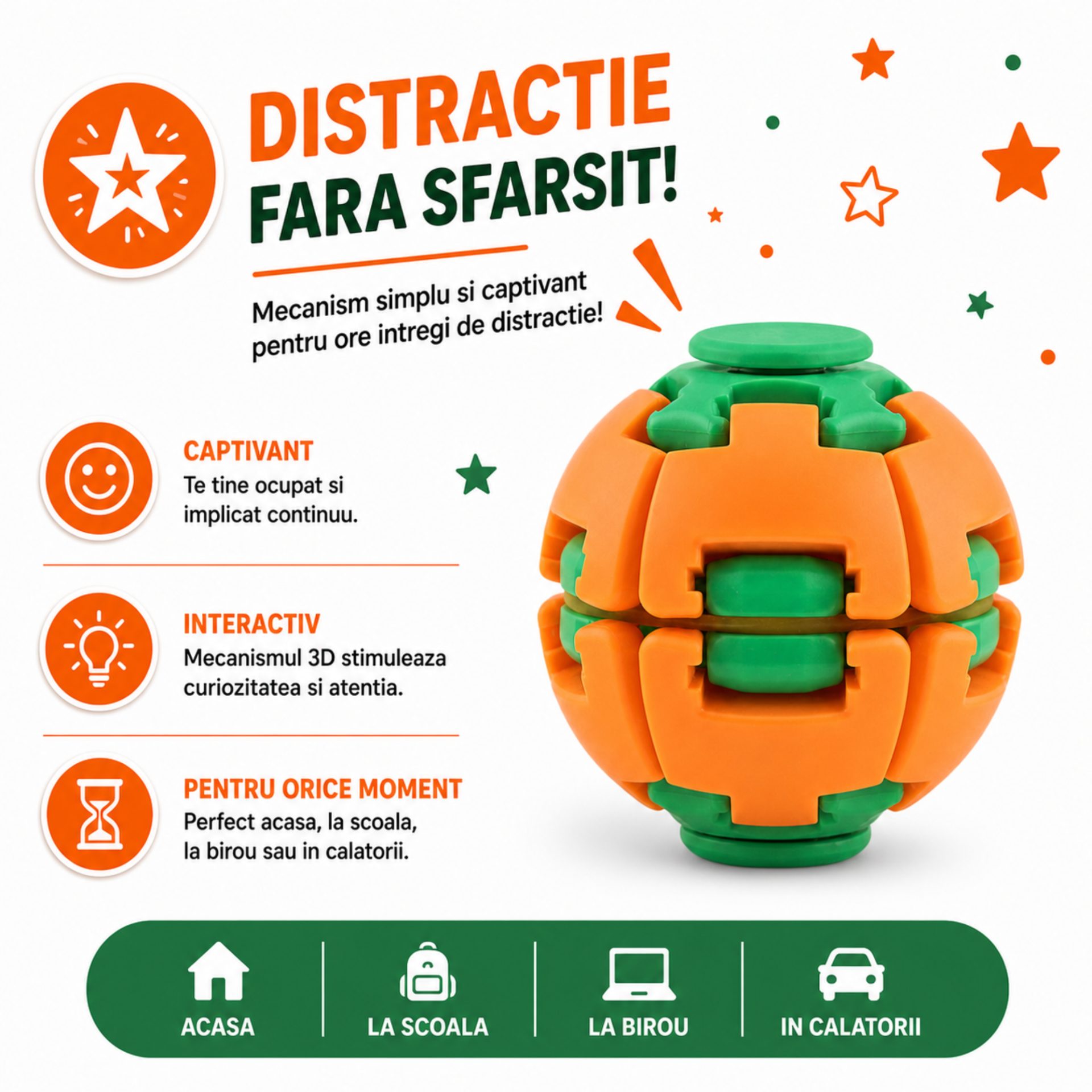 Utilizare Flippy antistres