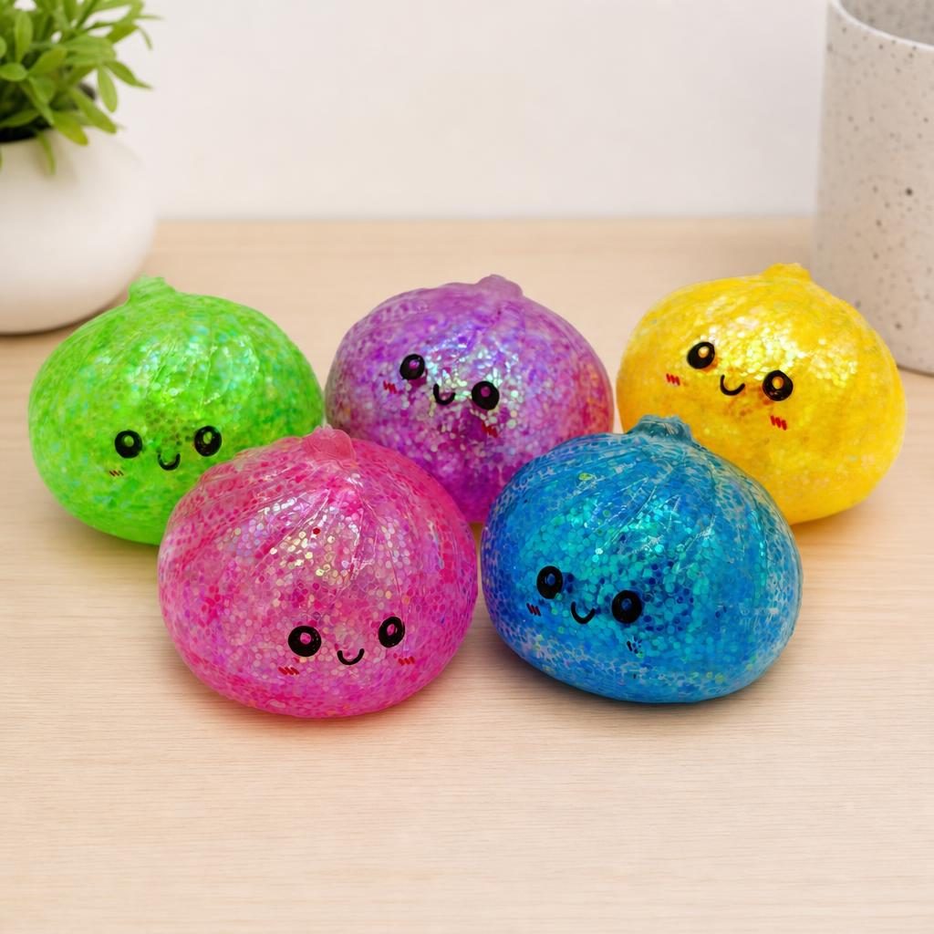 Minge Squishy Dumpling cu revenire lentă și design compact
