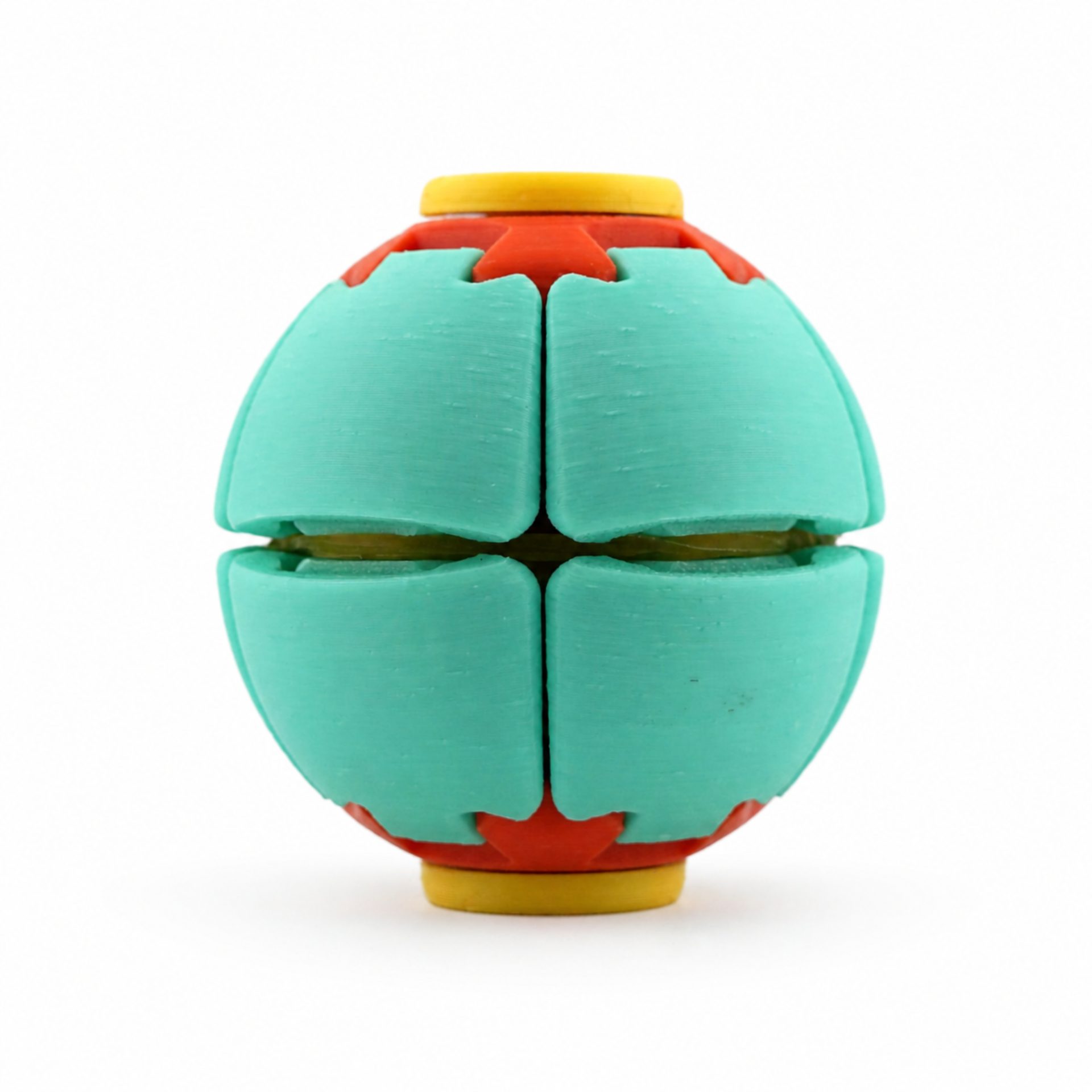 Minge Senzorială Antistres Rotativă 3D, , Tip Fidget Spinner, cu Sistem de Apăsare și Rotire, Design Interactiv, Tucraz 1