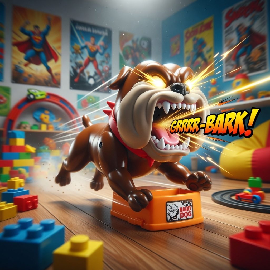 Atentie, Caine Rau! Joc Interactiv Cu Bulldog Si Accesorii Pentru Copii, Jucarie Amuzanta Cu Mecanism Surpriza Si Reactie Rapida, Joc De Masa Cu Suspans Pentru Familie Si Prieteni, Jucarie Distractiva Copii 3+ Ani, Multicolor 5
