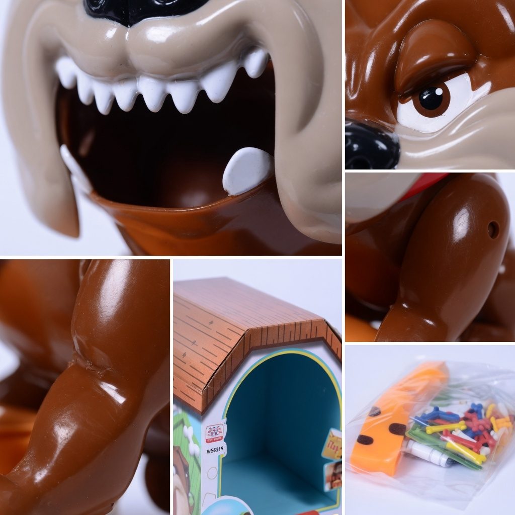 Atentie, Caine Rau! Joc Interactiv Cu Bulldog Si Accesorii Pentru Copii, Jucarie Amuzanta Cu Mecanism Surpriza Si Reactie Rapida, Joc De Masa Cu Suspans Pentru Familie Si Prieteni, Jucarie Distractiva Copii 3+ Ani, Multicolor 2