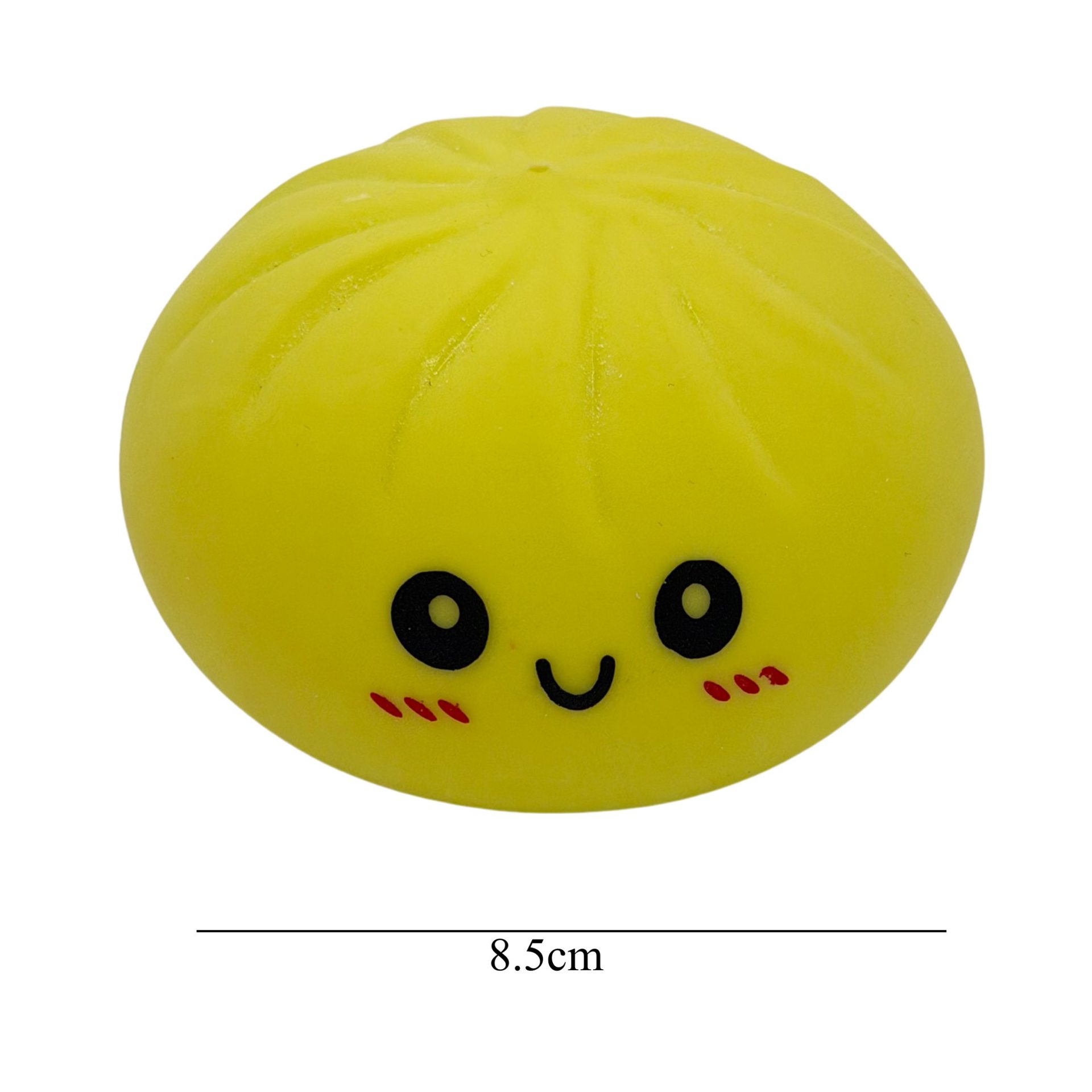 Jucarie Squishy Dumpling Antistres, , Model Fata Zimbitoare, Jucarie Senzoriala cu Revenire Lenta, pentru Copii si adulti, Relaxare si Eliberare Anxietate, 8.5 cm , 95 g, Culoare Aleatorie 4