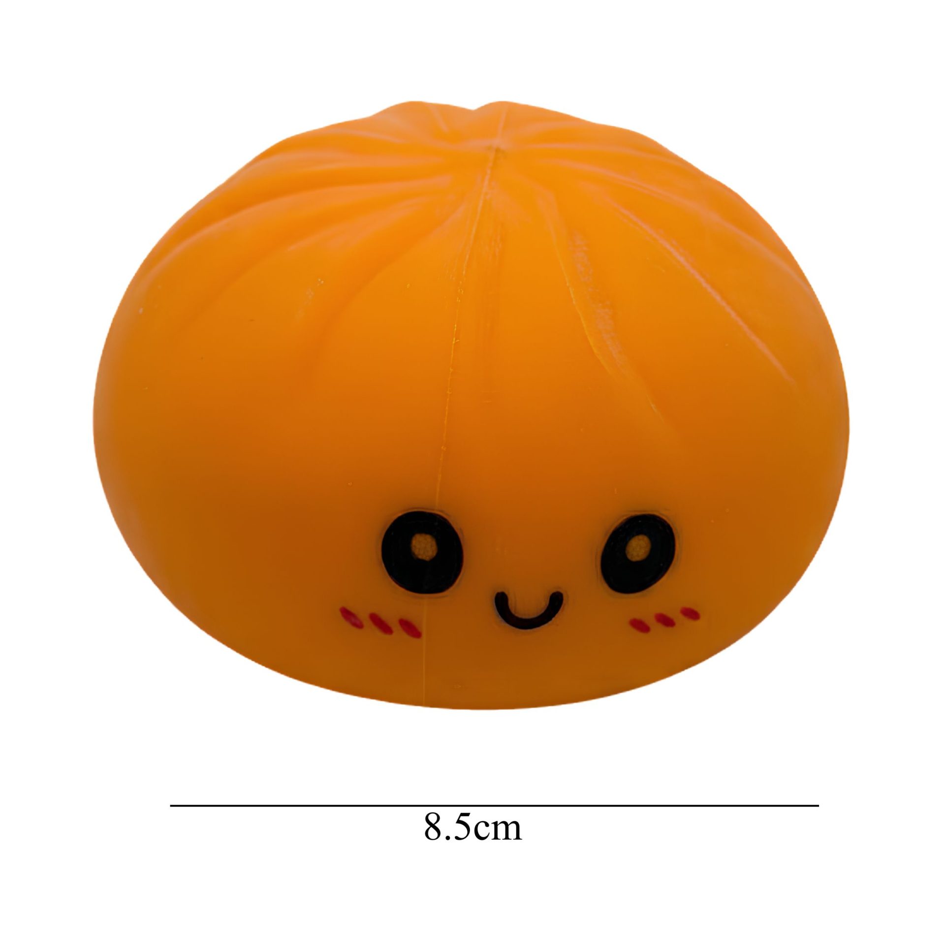Jucarie Squishy Dumpling Antistres, , Model Fata Zimbitoare, Jucarie Senzoriala cu Revenire Lenta, pentru Copii si adulti, Relaxare si Eliberare Anxietate, 8.5 cm , 95 g, Culoare Aleatorie 5