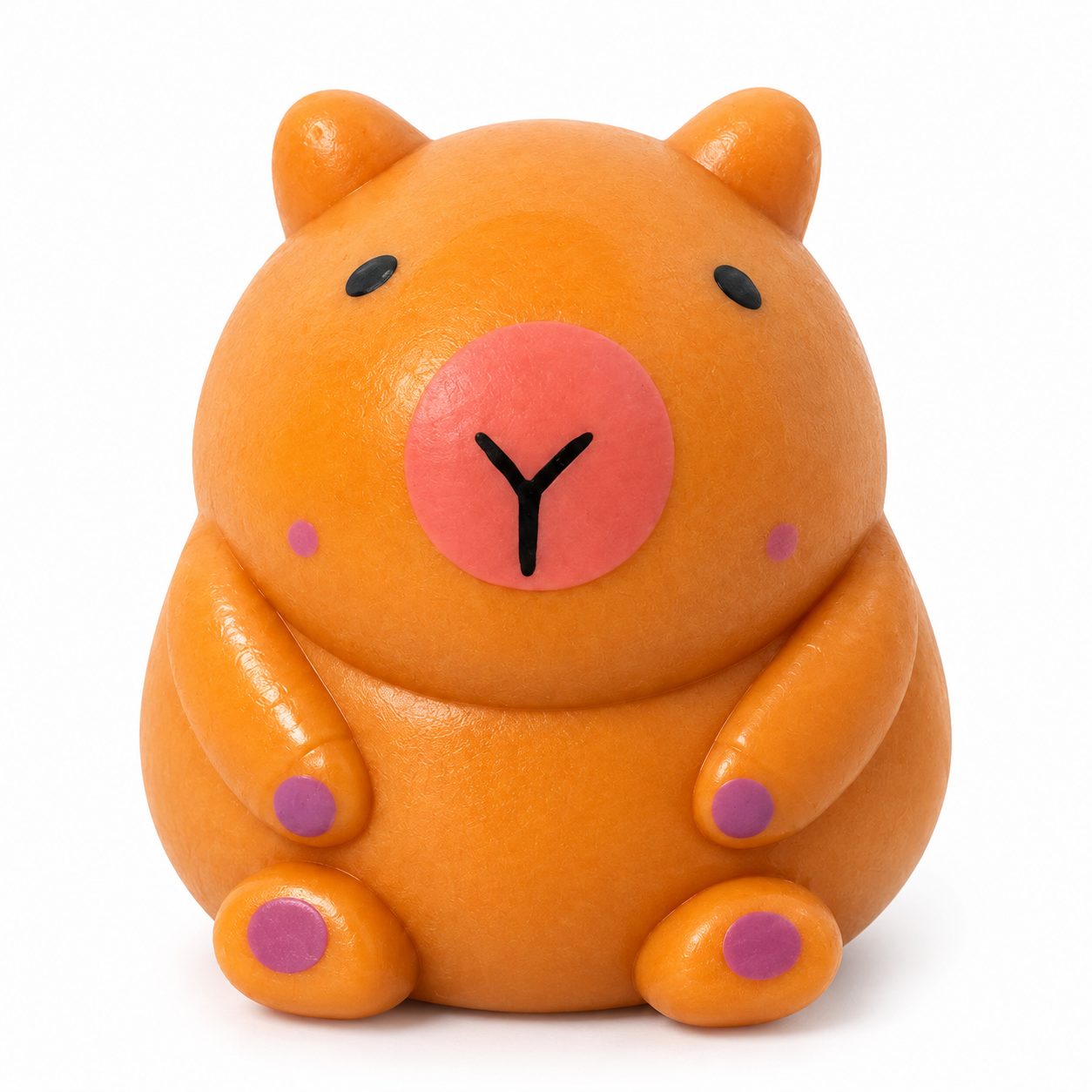Jucărie Antistres Squishy Capybara Flippy maro