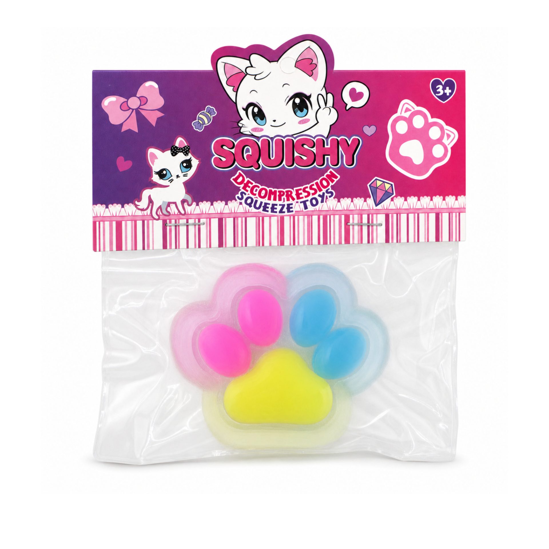 Detaliu textură lăbuță Squishy Flippy