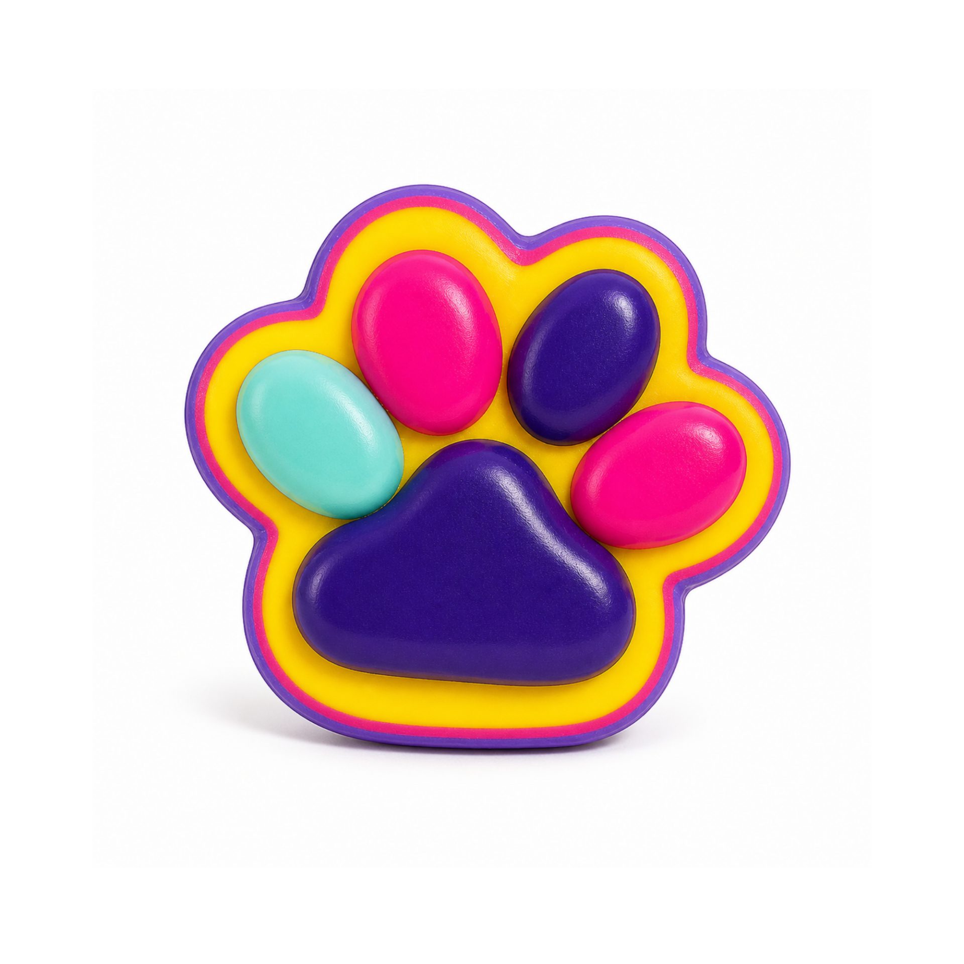 Jucarie Antistres Squishy Flippy Labuta de Pisica Multicolor