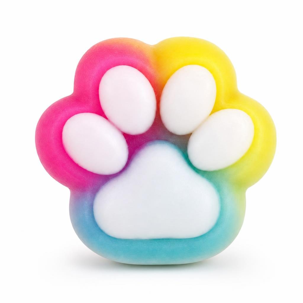 Jucărie Squishy Lăbuță de Pisică Flippy