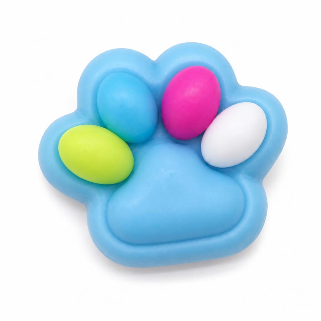 Jucărie antistres Squishy Flippy lăbuță pisică