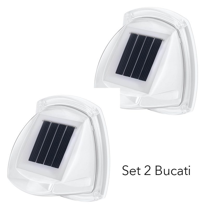 Detaliu lampa solara Flippy cu LED-uri alb cald