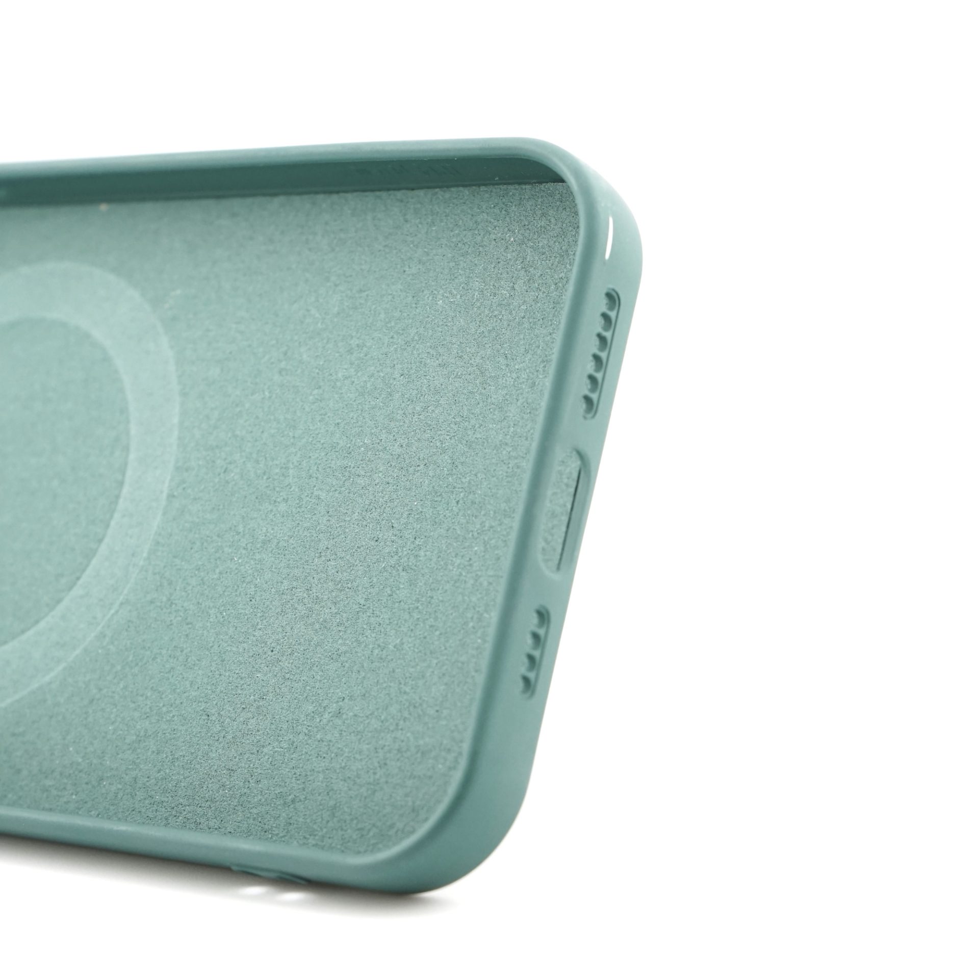 Husa MagSafe verde - vedere din spate