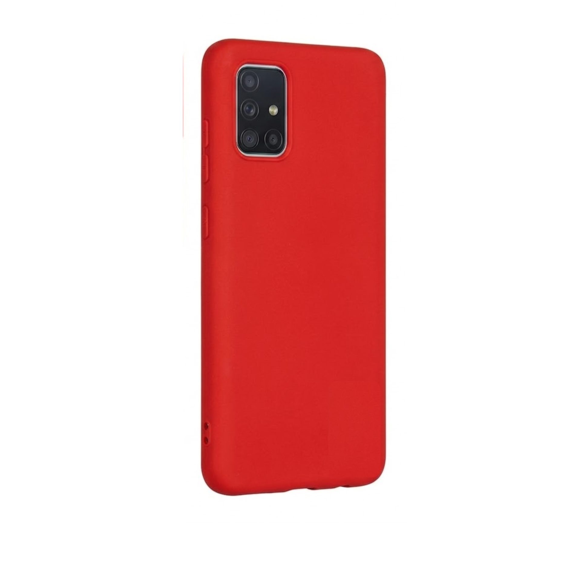 Husa protectie Flippy compatibila cu Samsung Galaxy A51 4G Liquid Silicone Case Rosu