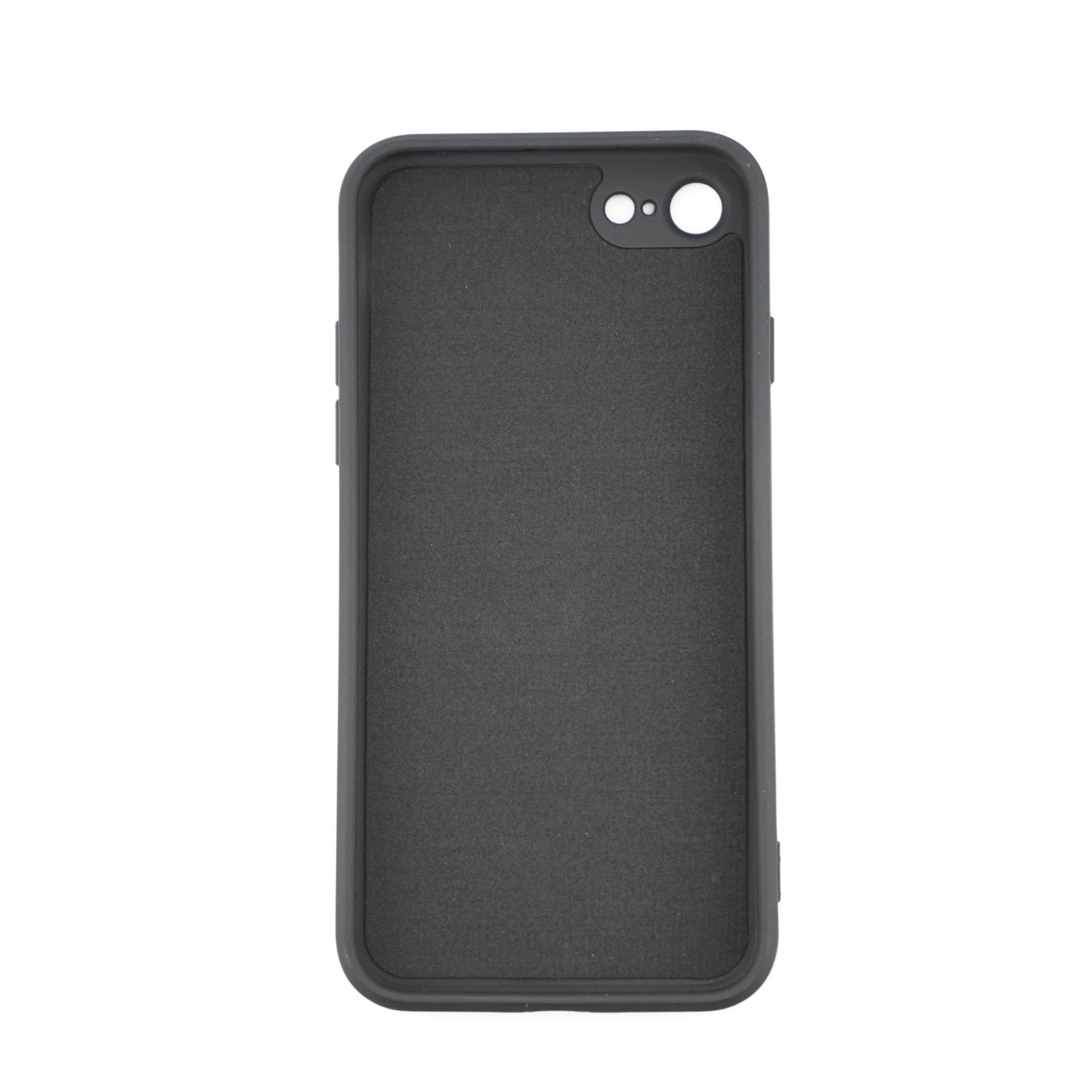 Husa protectie compatibila cu Apple iPhone 7/8/SE 2020 Liquid Silicone Case Negru