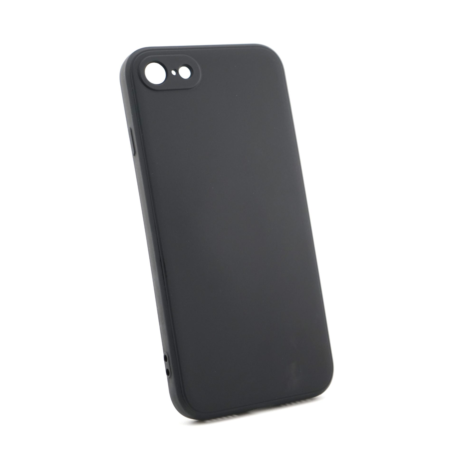 Husa protectie compatibila cu Apple iPhone 7/8/SE 2020 Liquid Silicone Case Negru