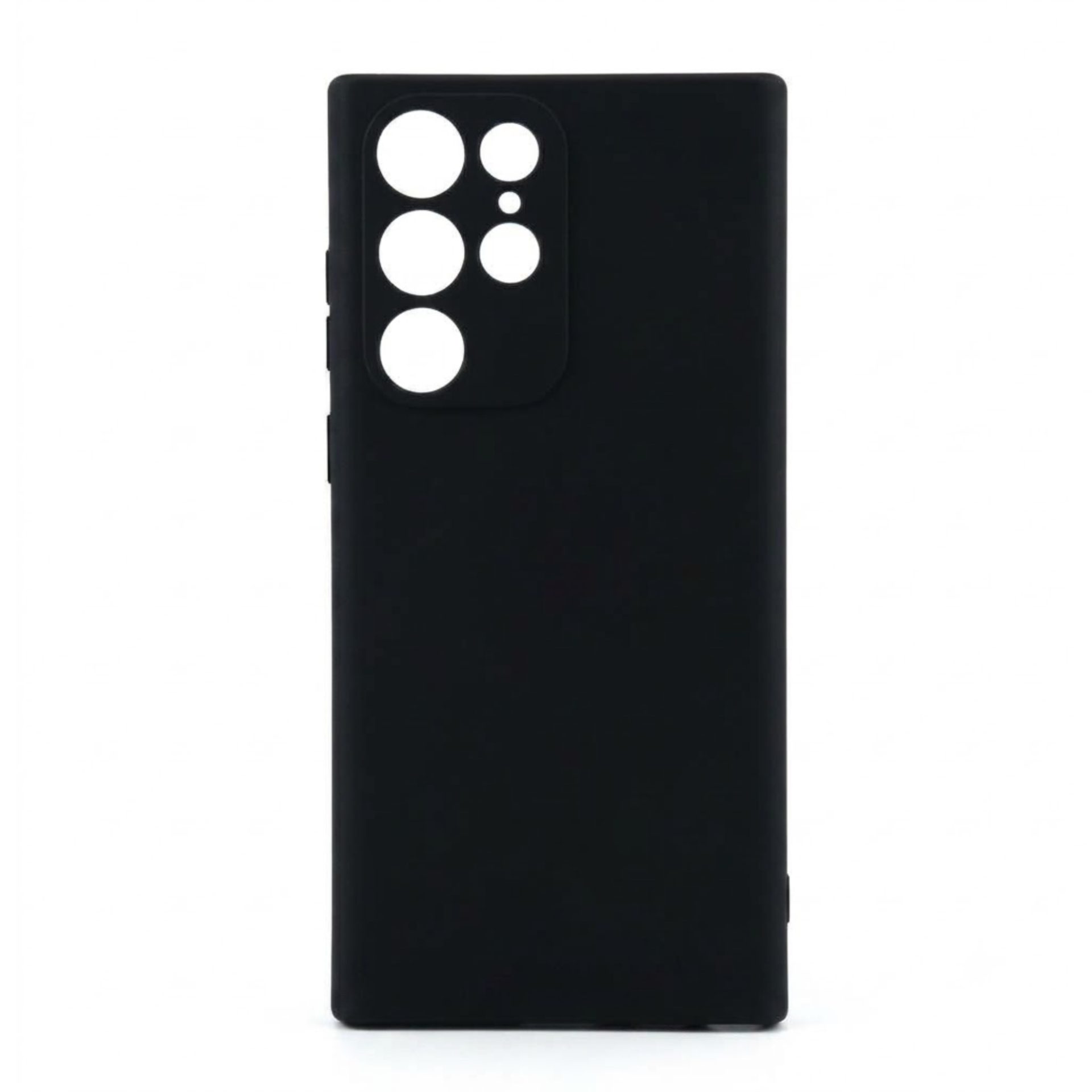 Husa pentru Samsung Galaxy S22 Ultra, Flippy, Liquid Silicone, cu Microfibra pe interior, Protectie Antisoc, Negru