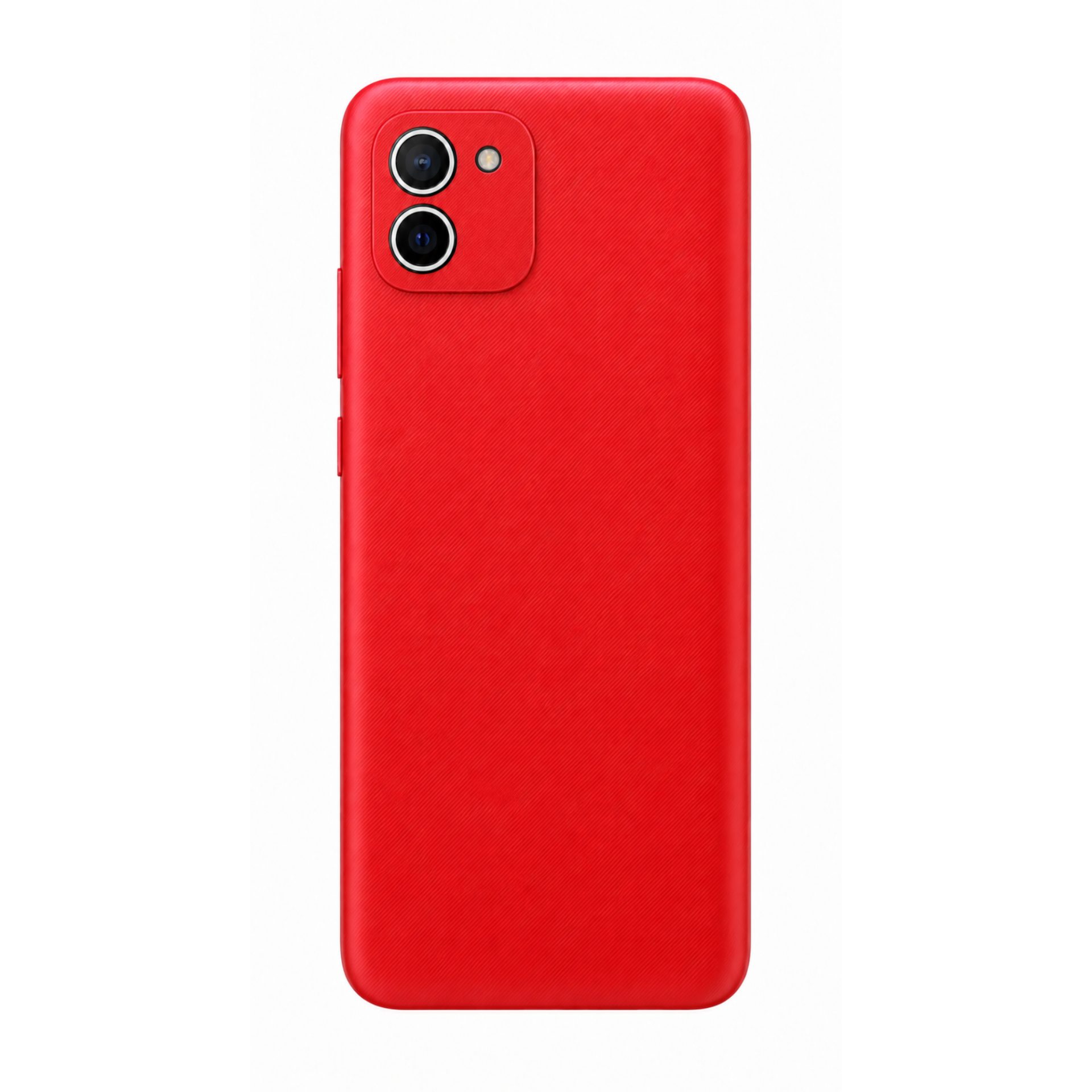 Husa pentru Samsung Galaxy A03 4G, Flippy, Liquid Silicone, cu Microfibra pe interior, Protectie Antisoc, Rosu