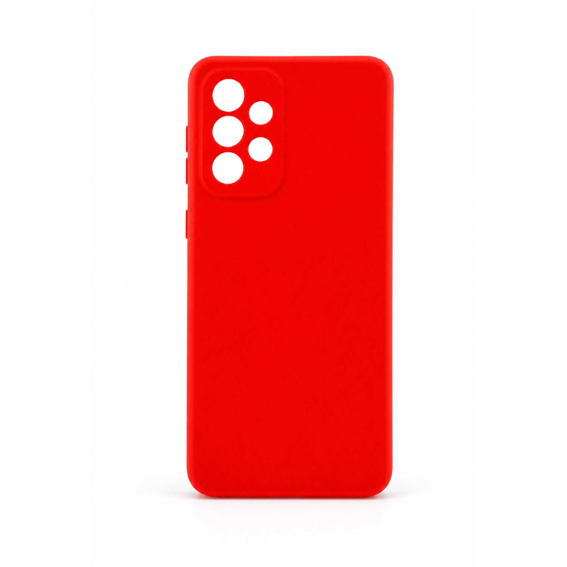 Husa pentru Samsung Galaxy A33 5G, Flippy, Liquid Silicone, cu Microfibra pe interior, Protectie Antisoc, Rosu