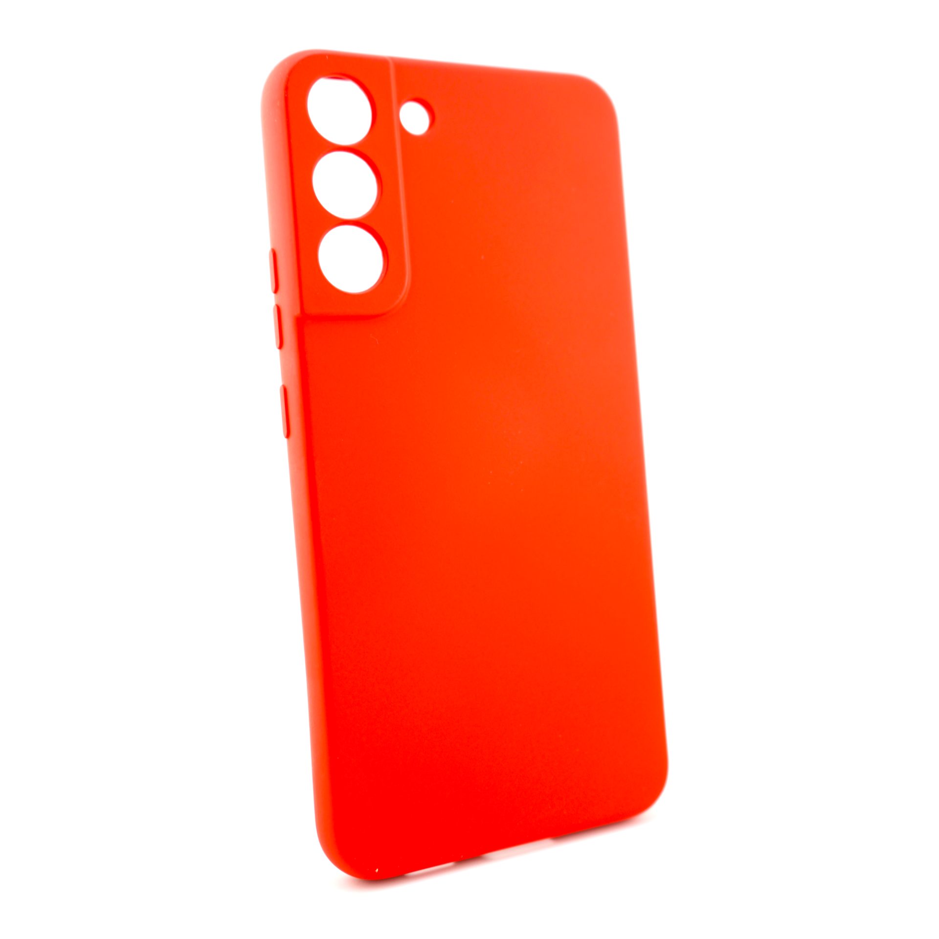 Husa pentru Samsung Galaxy S22 Plus, Flippy, Liquid Silicone, cu Microfibra pe interior, Protectie Antisoc, Rosu