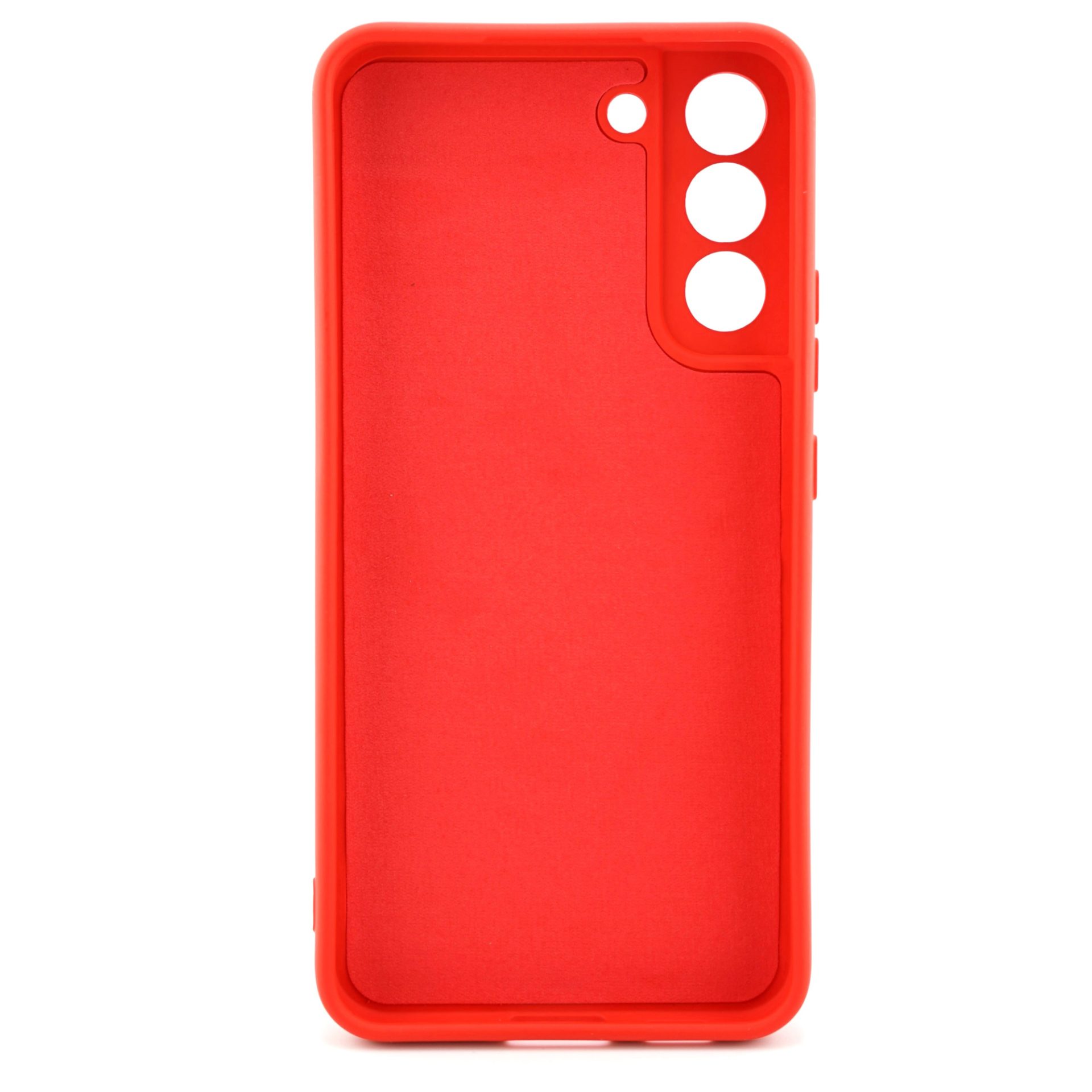 Husa pentru Samsung Galaxy S22 Plus, Flippy, Liquid Silicone, cu Microfibra pe interior, Protectie Antisoc, Rosu