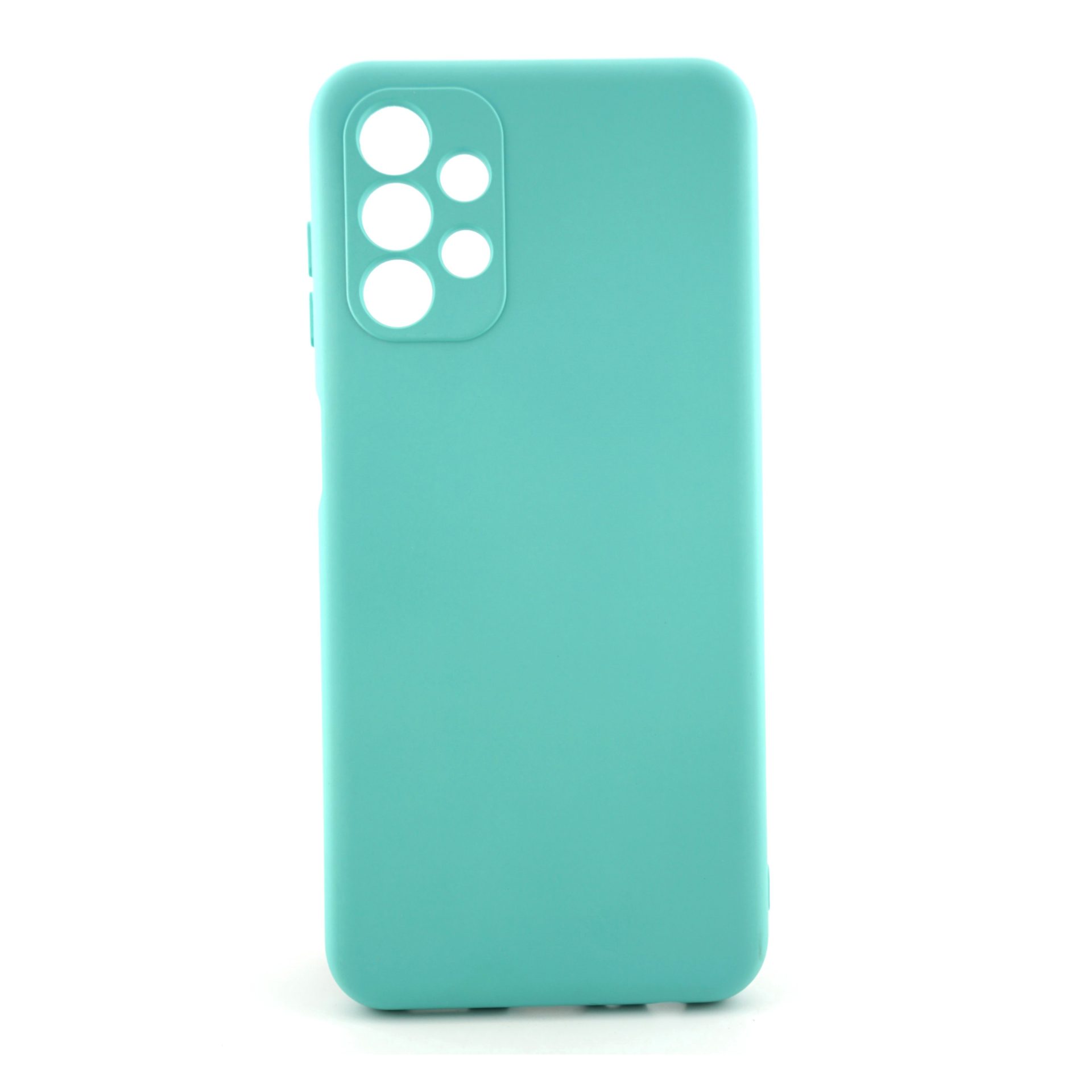 Husa pentru Samsung Galaxy A13 4G, Flippy, Liquid Silicone, cu Microfibra pe interior, Protectie Antisoc, Albastru deschis