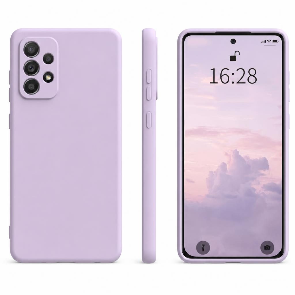 Husa protectie Flippy silicon lichid Samsung Galaxy A72 mov