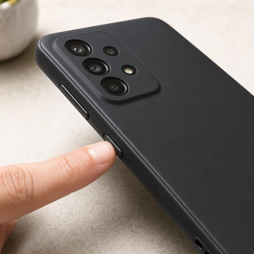 Vedere laterală husa Galaxy A33 5G Flippy